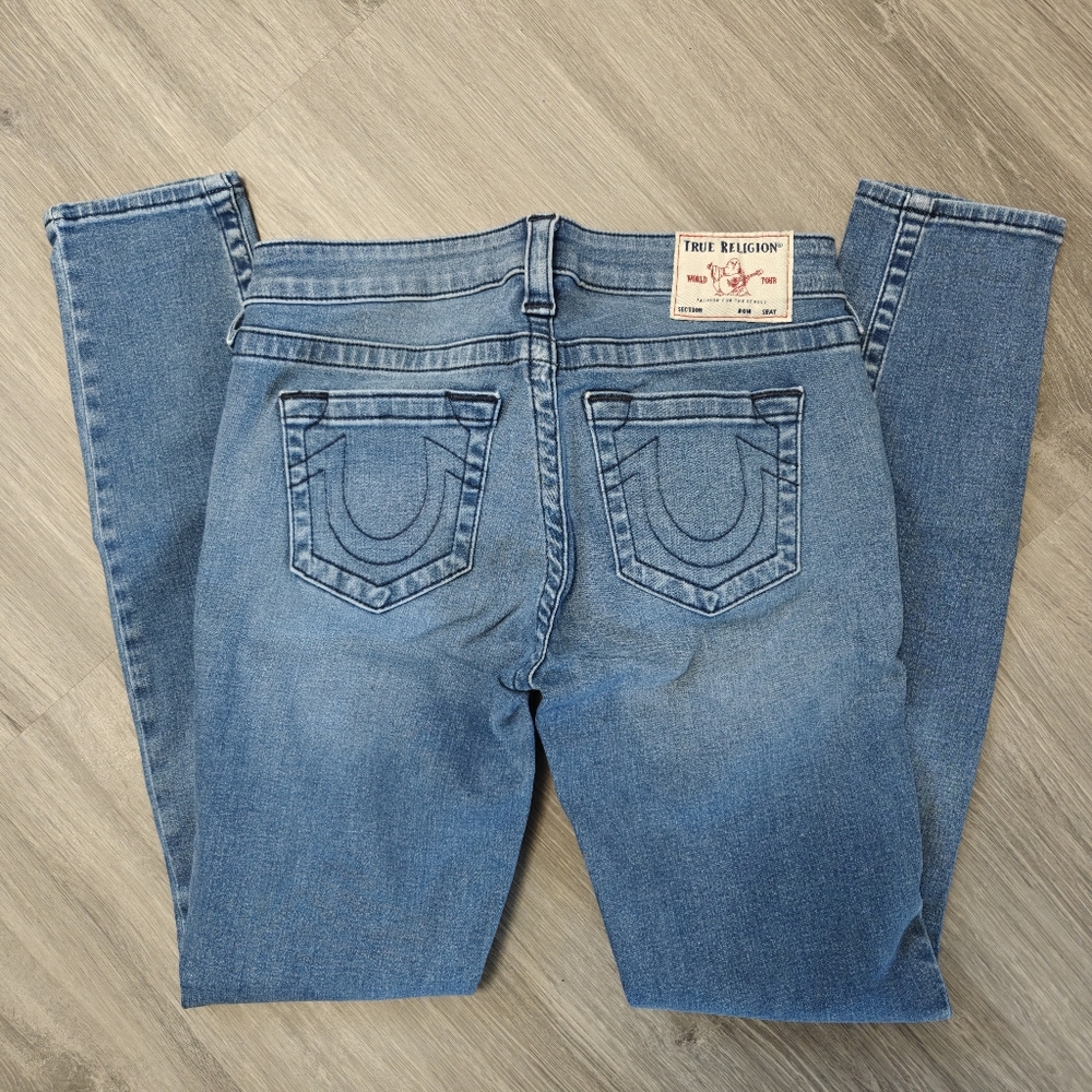 Halle Mid Rise Super Skinny True Religion Jeans - Picture 10 of 11